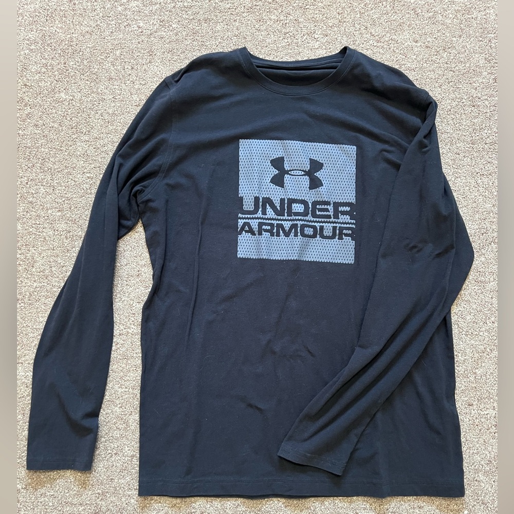 Under Armour Black Long Sleeve Performance Tee